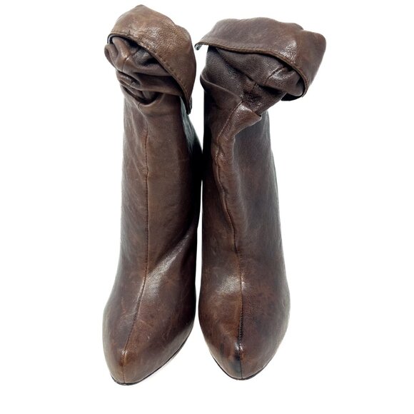 Report Signature High Heeled Brown Howell Ankle Boots Size 9 - Picture 2 of 5